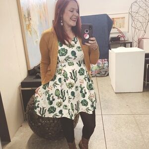 Modcloth Cactus & Succulent Mini Dress